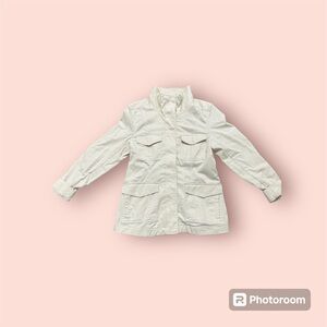 banana republic  white jacket
